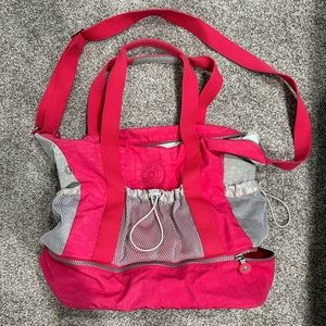 Kipling pink gym bag